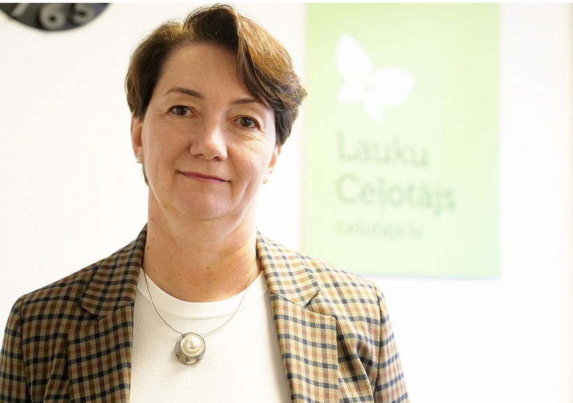 Asociācijas "Lauku ceļotājs" prezidente Asnāte Ziemele.