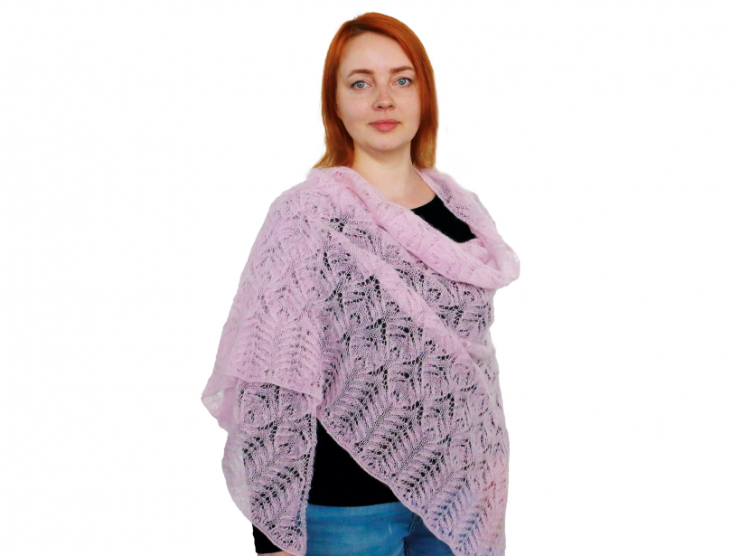 Elegants mežģīņu lakats.