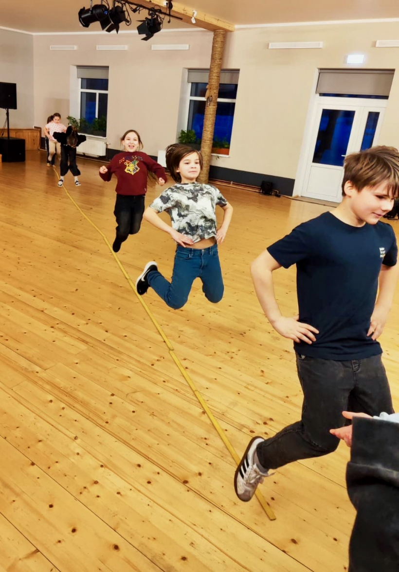 Lipindraks Solo deju nodarbībā Upītē. 