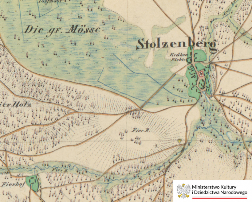 Stolcenberga atrodas netālu no mūsdienu Slavoborzes ciema .