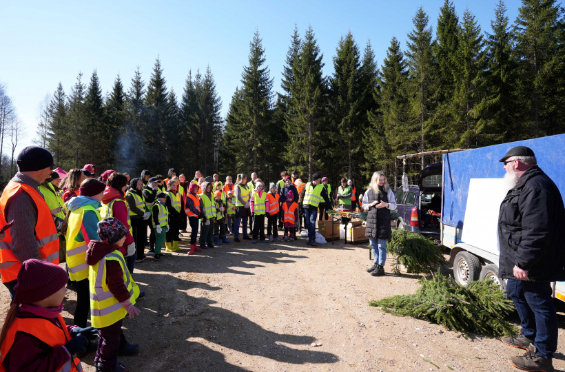"Latvenergo" darbinieku ģimenes veido nārsta ligzdas.