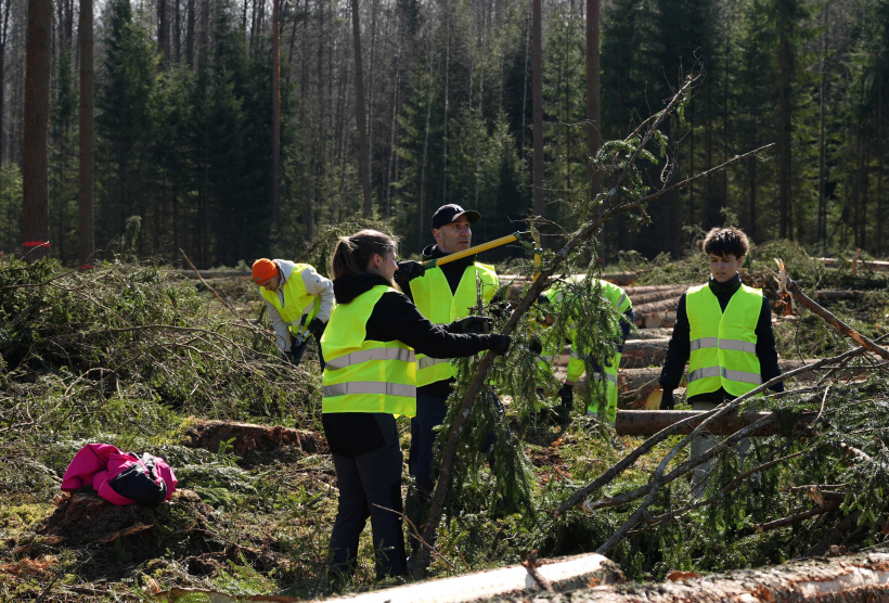 "Latvenergo" darbinieku ģimenes veido nārsta ligzdas.