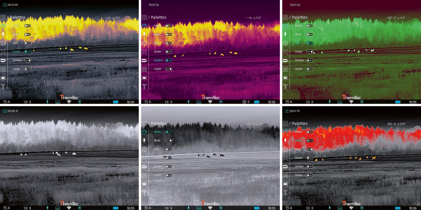 Tēmēkļa krāsu shēmas.