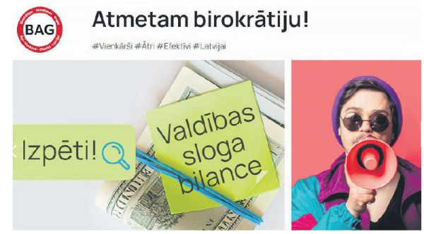 Interneta vietnē "atmetambirokratiju.lv" var sekot līdzi tam, kādi ir ministriju rezultāti birokrātijas sloga mazināšanā.