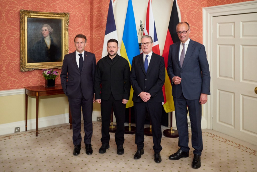 Ukrainas, Lielbritānijas, Francijas un Vācijas līderi vienojas par nosacījumiem taisnīga miera panākšanai Ukrainā.