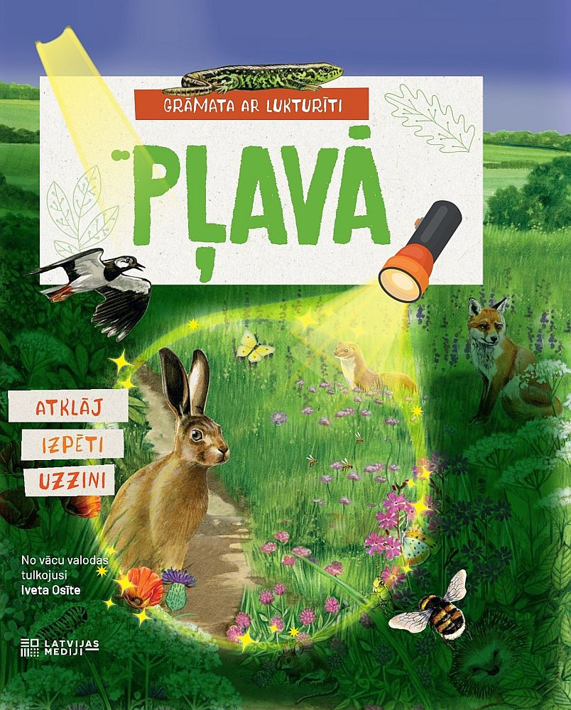 Elina Roth, "Pļavā. Grāmata ar lukturīti".