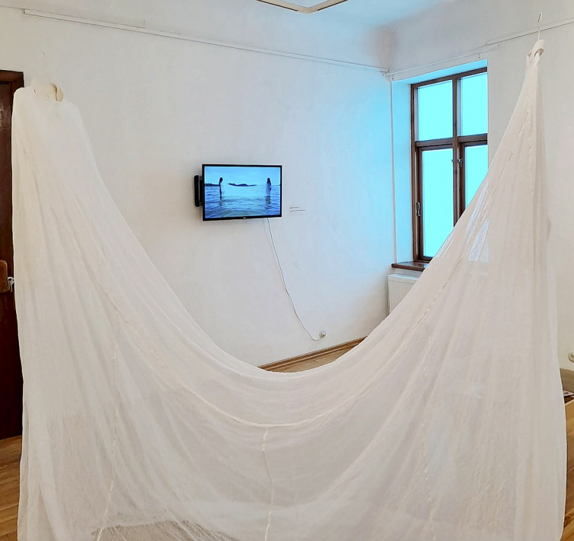 Laura Feldberga. "Kopīgā telpa". 2021. Instalācija.