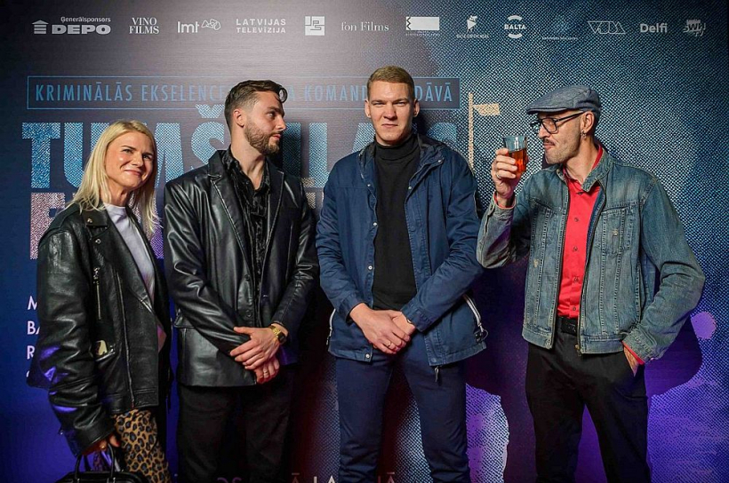 Filmas "Tumšzilais evaņģēlijs" pirmizrādes pasākums.