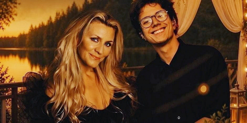 Dziedātāja Ieva Kerēvica un pianists Matīss Žilinskis.