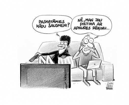 Zīmē Gatis Šļūka. Paskatāmies kādu šausmeni?