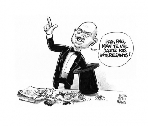 Zīmē Gatis Šļūka. Man te vēl daudz kas interesants!