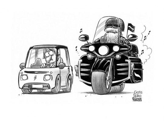 Zīmē Gatis Šļūka. Motobraucēji atklās sezonu!