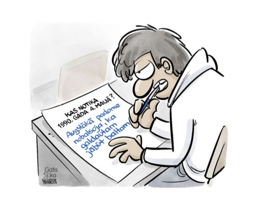 Zīmē Gatis Šļūka. Baltā galdauta svētki