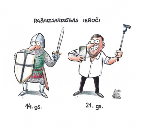 Zīmē Gatis Šļūka. Pašaizsardzības ieroči