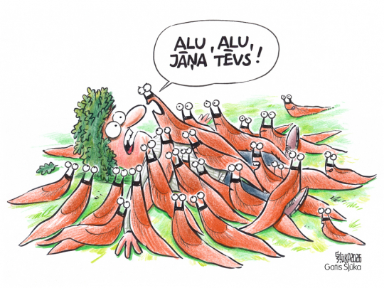 Zīmē Gatis Šļūka: Alu, alu...
