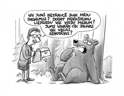 Zīmē Gatis Šļūka. Lāču monitorings