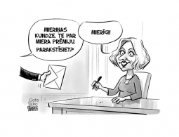 Zīmē Gatis Šļūka. Mieriņa par Miera prēmiju 