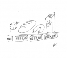 Zīmē Romans Vitkovskis. Cenas aug kā sēnes pēc lietus!