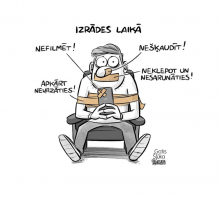 Zīmē Gatis Šļūka. Kārtības rullis