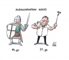 Zīmē Gatis Šļūka. Pašaizsardzības ieroči