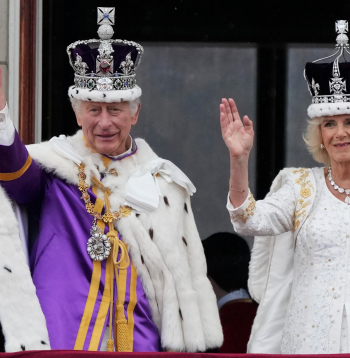 Karalis Čārlzs III un karaliene Kamilla.