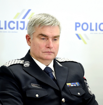 Galvenās kriminālpolicijas pārvaldes priekšnieks Andrejs Grišins.