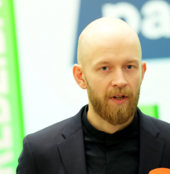 Partijas "Progresīvie" finanšu ministra amata kandidāts Andris Šuvajevs.