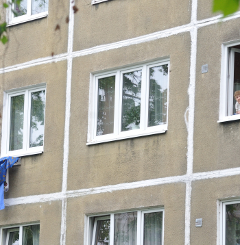 Ilustratīvs attēls. Daudzstāvu daudzdzīvokļu nams. Rīga, Jugla.