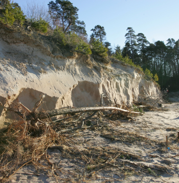 Saulkrastu jūrmala. Smiltis.