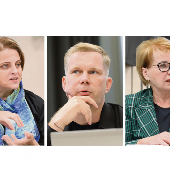 Diskusijas dalībnieki.