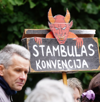 Pikets pret Latvijas pievienošanos Stambulas Konvencijai.