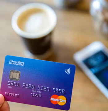 Revolut karte.