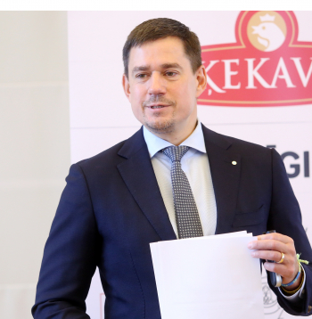 AS "Putnu fabrika Ķekava" un SIA "Lielzeltiņi" valdes priekšsēdētājs Andrius Pranckevičius. 