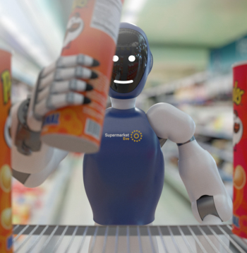 Mākslīgais intelekts. Robots. Ilustratīvs attēls.