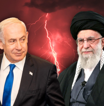 Izraēlas premjerministrs Benjamins Netanjahu un Irānas augstākais līderis ajatolla Ali Hamenei.
