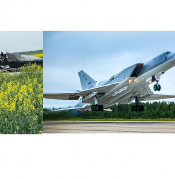 Krievijā nogāzies Ukrainas notriekts bumbvedējs Tu-22M3.