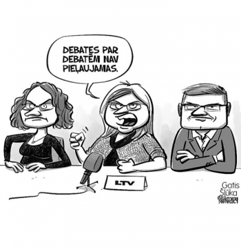 Zīmē Gatis Šļūka. Debates par debatēm nav pieļaujamas!