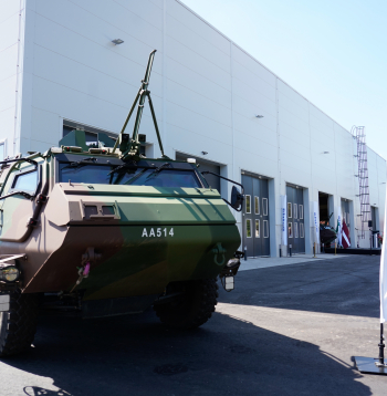 "Patria 6x6" bruņutransportieris.