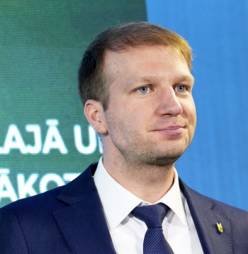 Klimata un enerģētikas ministrs Kaspars Melnis.