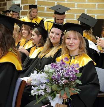 Latvijas Universitātes Izglītības zinātņu un psiholoģijas fakultātes izlaidums LU Lielajā aulā.