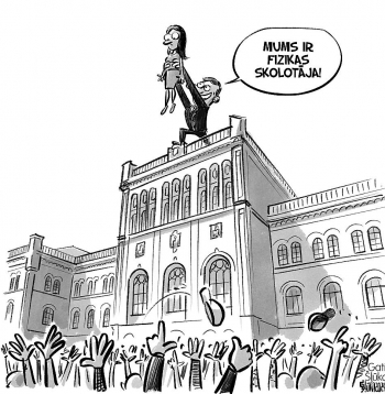 Zīmē Gatis Šļūka: Mums ir fizikas skolotāja! 