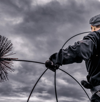 Krāšņu dūmvadu, pašu krāšņu, kamīnu, apkures katlu un tostarp arī ventilācijas sistēmu pārbaudes un tīrīšanas speciālists.