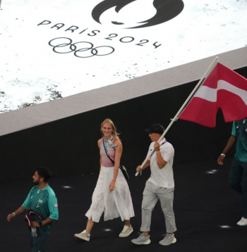 Vieglatlēte Gunta Vaičule un Latvijas BMX frīstaila braucējs Ernests Zēbolds piedalās 2024. gada vasaras olimpisko spēļu noslēguma ceremonijā Parīzē.
