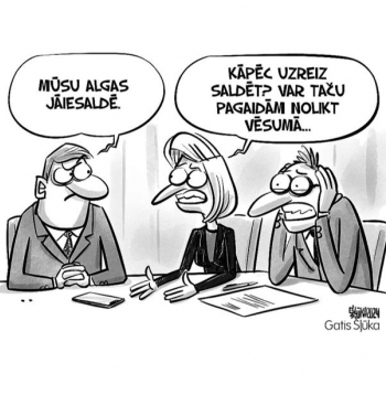 Zīmē Gatis Šļūka. Var taču nolikt vēsumā!