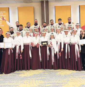Jauktais koris "Anima Mea" konkursā Ohridas koru festivālā (Ziemeļmaķedonijā) izcīnīja "Grand Prix".
