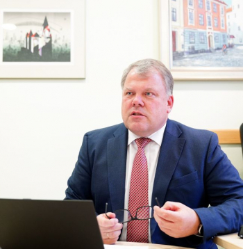 Latvijas Pašvaldību savienības priekšsēdētājs Gints Kaminskis.