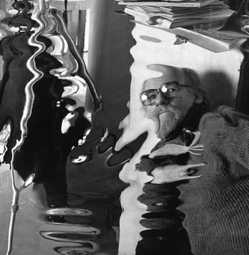 "Pašportrets". 1977. Arhīva papīrs, tintes druka.