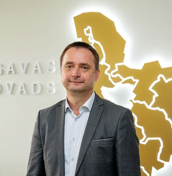 Jelgavas novada domes jaunais priekšsēdētājs Uldis Ainārs.