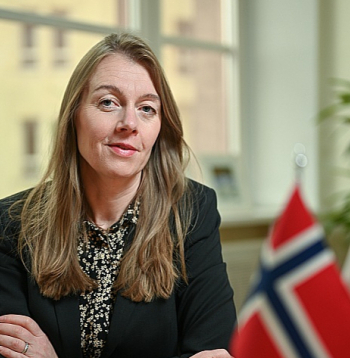 Norvēģijas vēstniece Latvijā Īne Morenga.