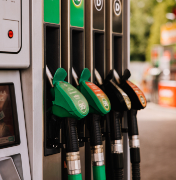 Degvielas uzpildes stacija. Ilustratīvs attēls. 